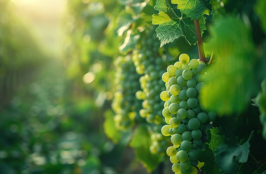 Vin biodynamique dans une bouteille élégante